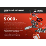 Подарочный сертификат EFCO 5000 руб.