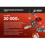 Подарочный сертификат EFCO 20000 руб.